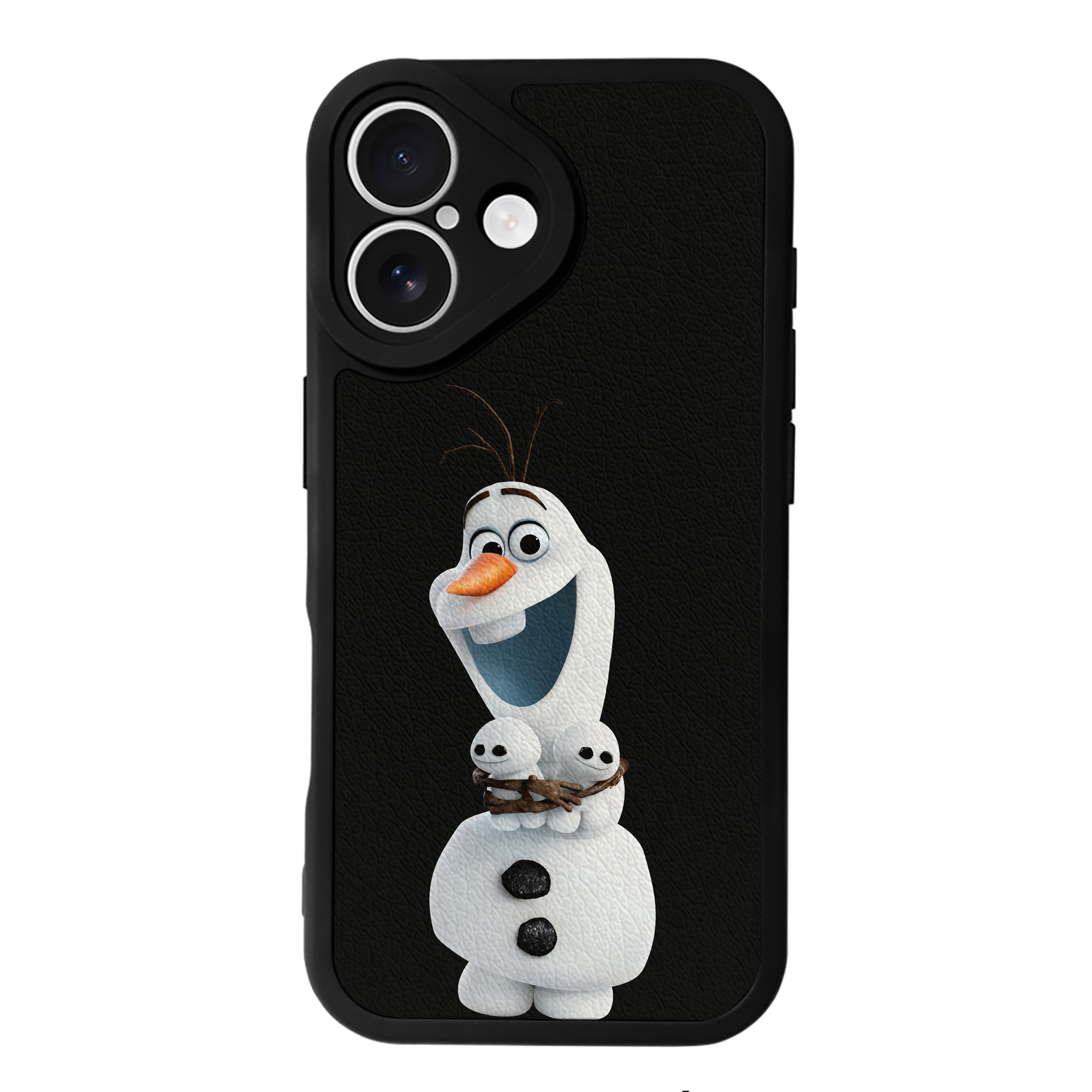 （画像用） アナと雪の女王 アンナ エルサ Frozen Anna Elsa 【iPhone 16シリーズ対応】シリコンスマホケース（レザー調） 材質：シリコン